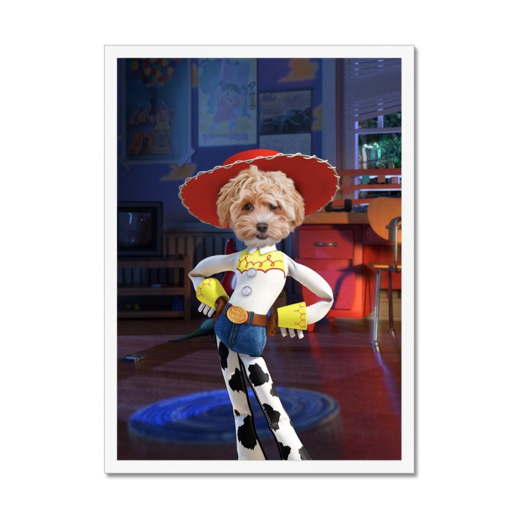 Pet Portraits | The Jessie (Toy Story Inspired): Custom Pet Portrait | Paw & Glory