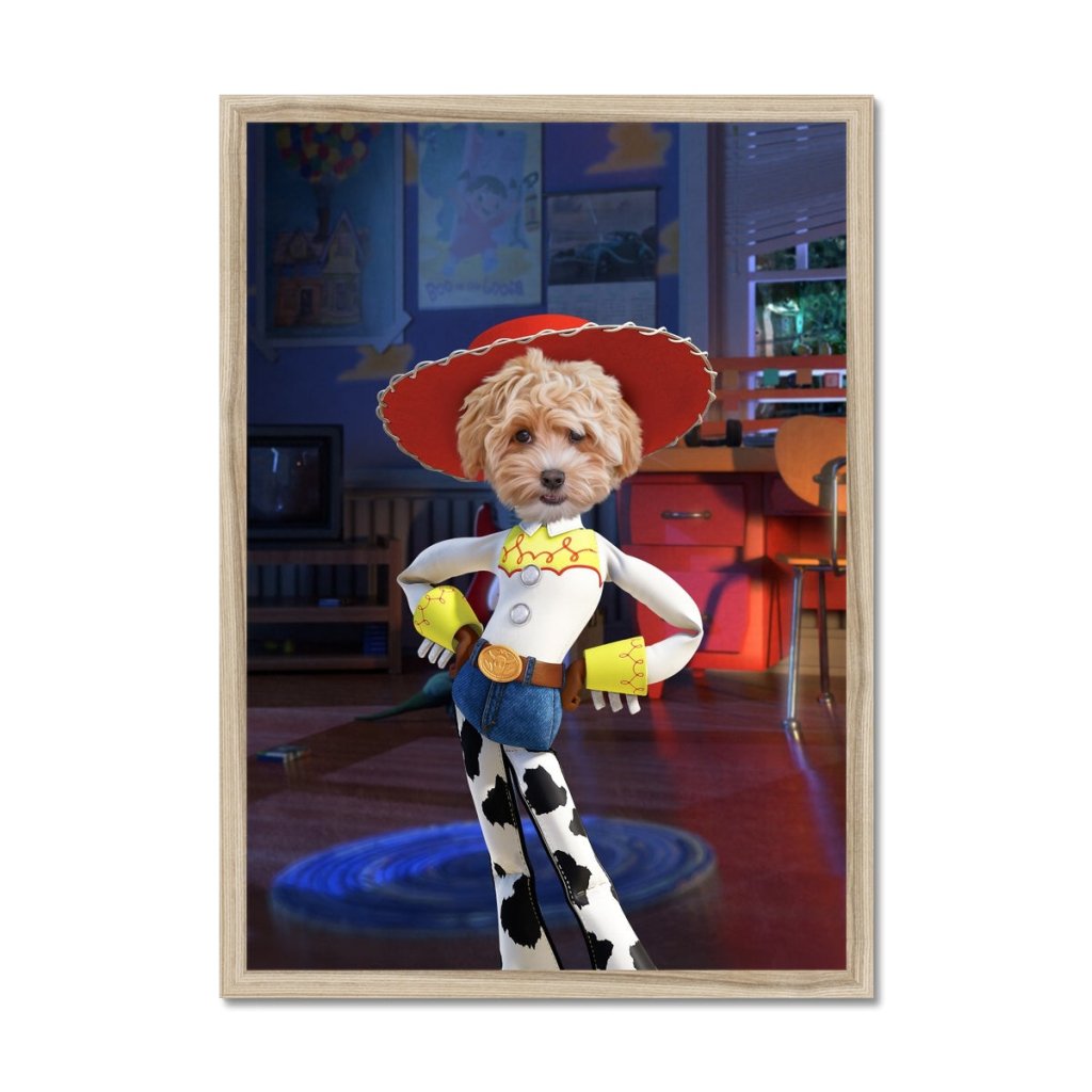 Pet Portraits | The Jessie (Toy Story Inspired): Custom Pet Portrait | Paw & Glory