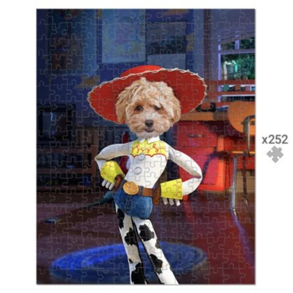 Toybox Cowgirl Custom Pet Puzzle | Pet Lover Gift | Paw & Glory