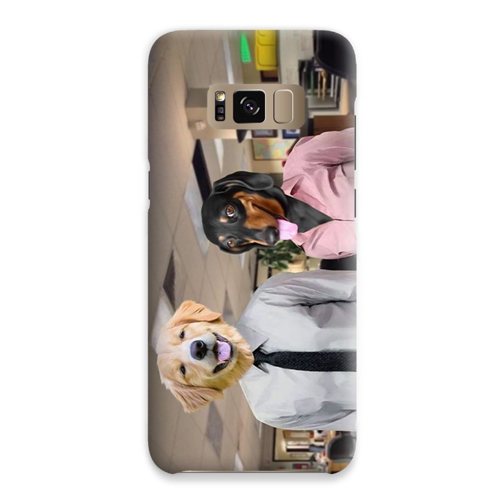 Pet Portraits | The Jim & Pam (The Office Inspired): Custom Pet Phone Case | Paw & Glory