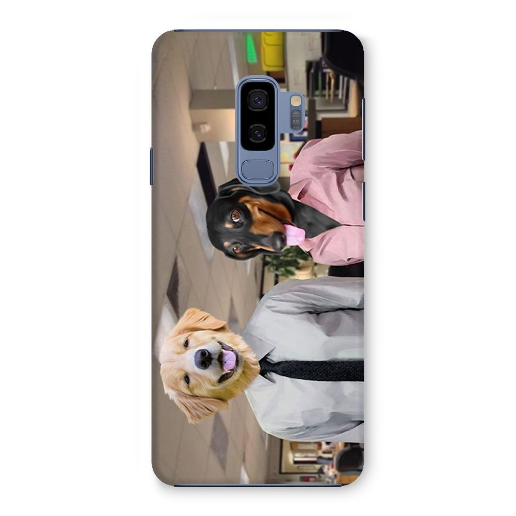 Pet Portraits | The Jim & Pam (The Office Inspired): Custom Pet Phone Case | Paw & Glory