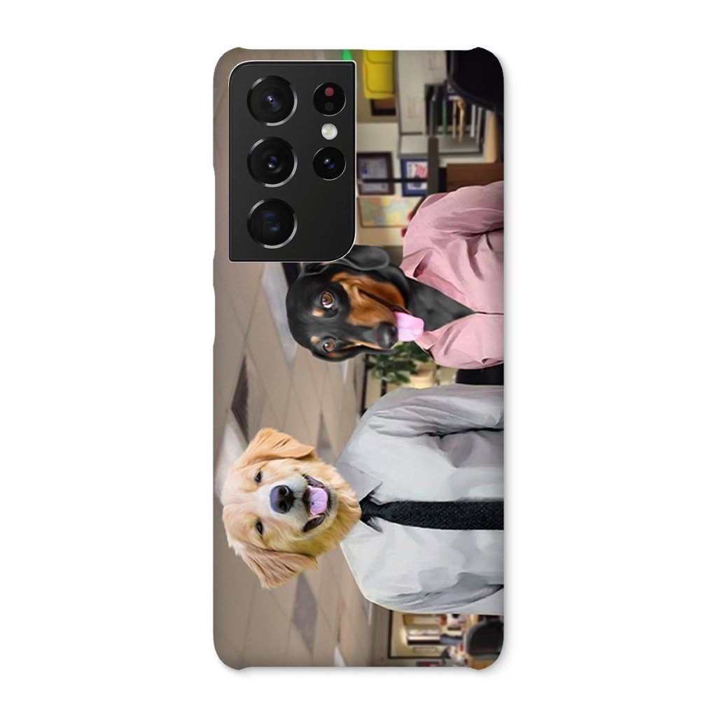 Pet Portraits | The Jim & Pam (The Office Inspired): Custom Pet Phone Case | Paw & Glory