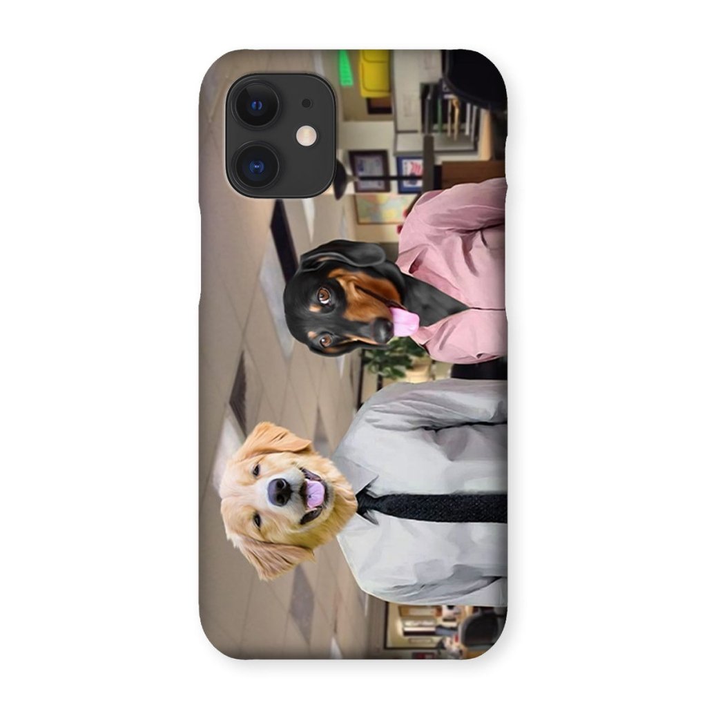 Pet Portraits | The Jim & Pam (The Office Inspired): Custom Pet Phone Case | Paw & Glory