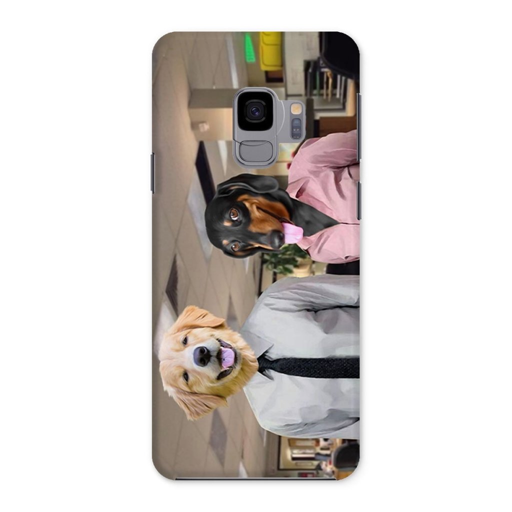 Pet Portraits | The Jim & Pam (The Office Inspired): Custom Pet Phone Case | Paw & Glory