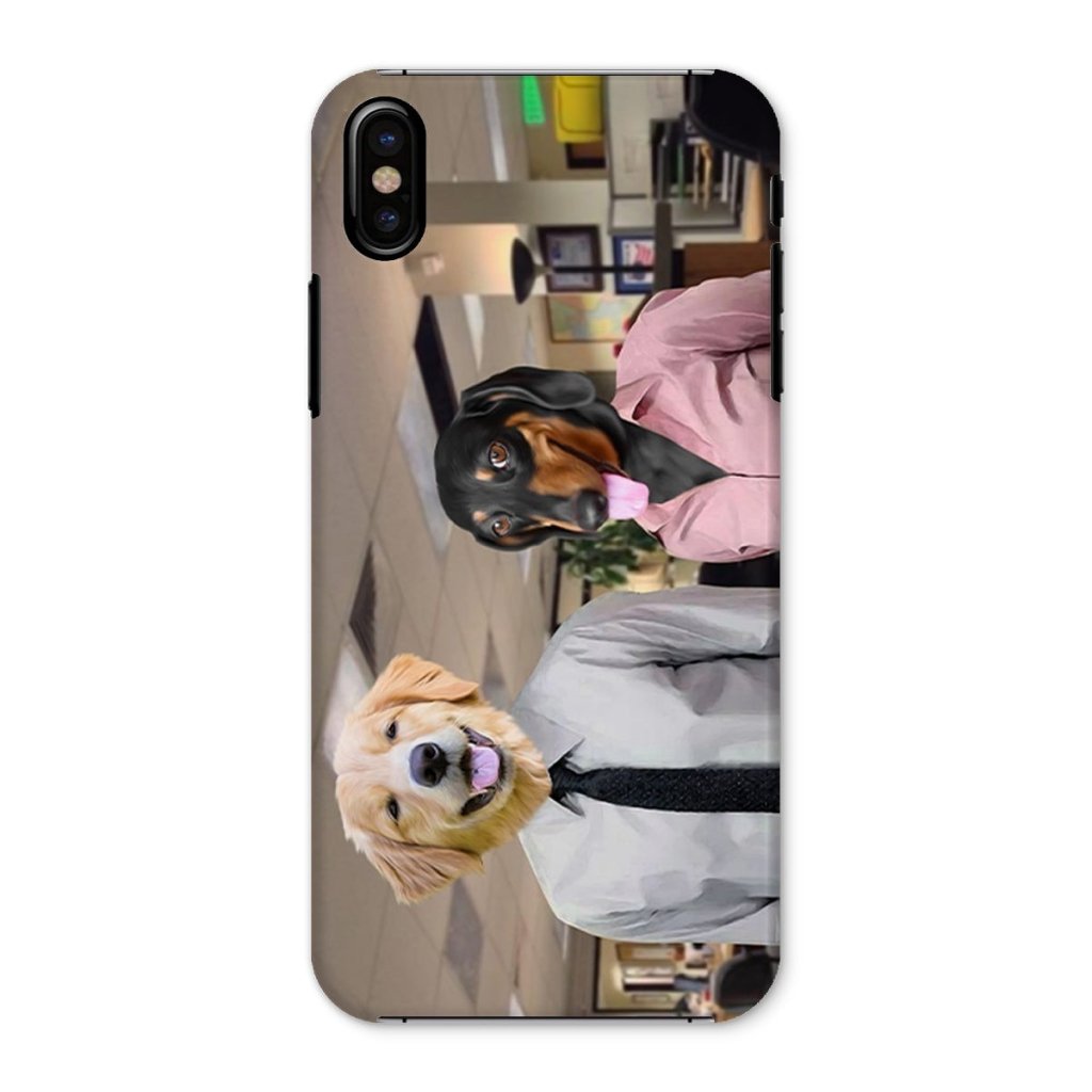 Pet Portraits | The Jim & Pam (The Office Inspired): Custom Pet Phone Case | Paw & Glory