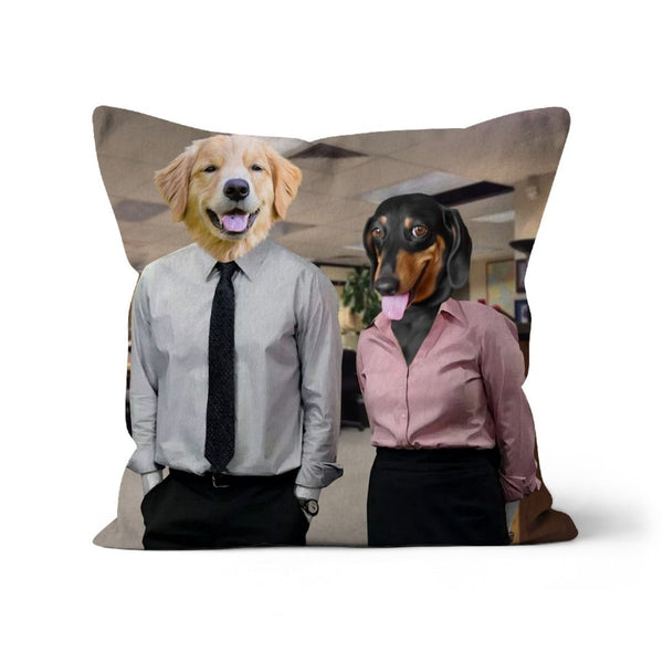 Office Sweethearts Custom Pet Pillow | Personalised Pet Gift | Paw & Glory