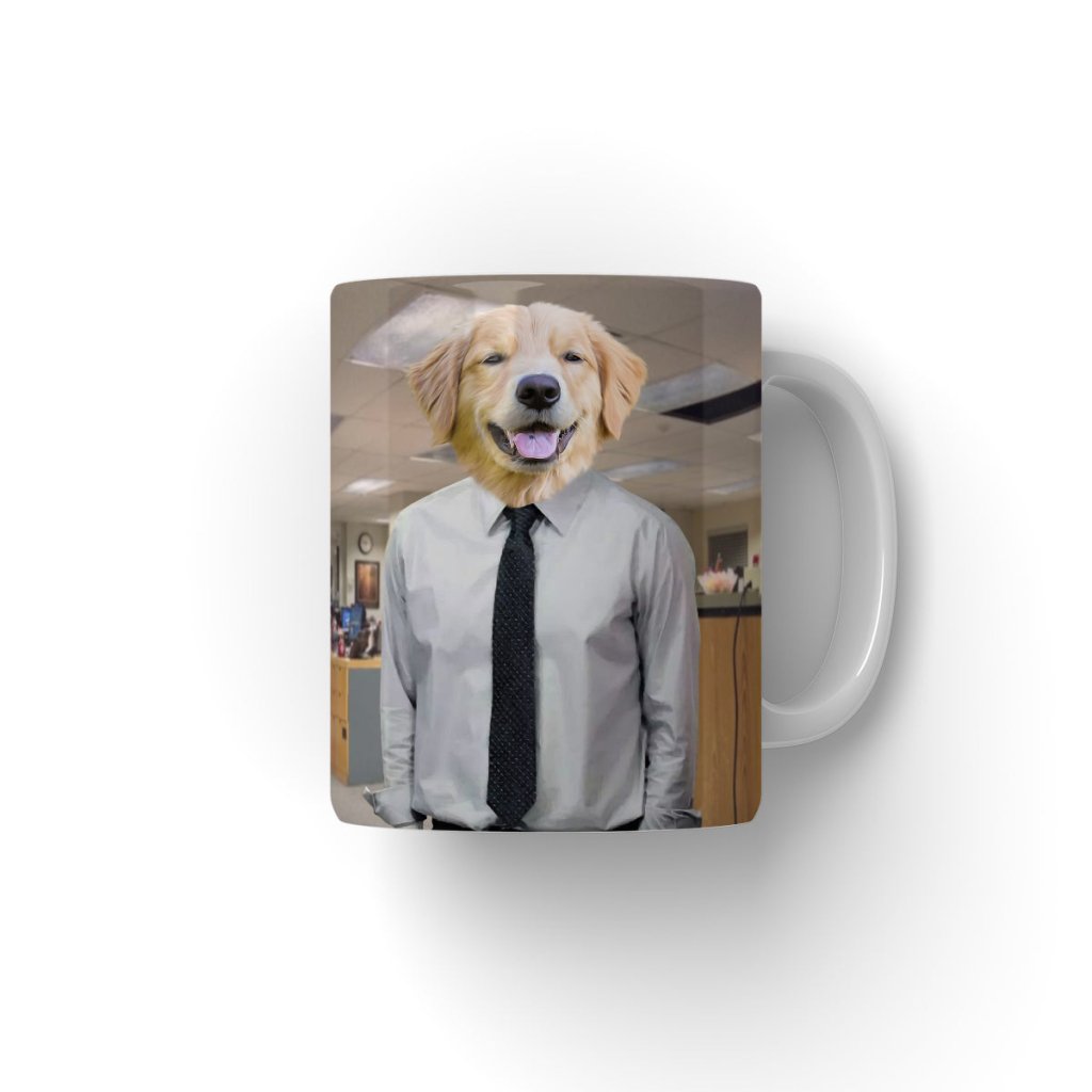 Pet Portraits | The Jim (The Office Inspired): Custom Pet Coffee Mug | Paw & Glory
