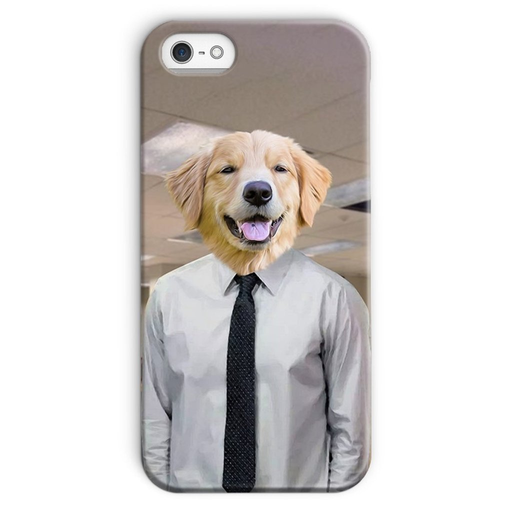 Pet Portraits | The Jim (The Office Inspired): Custom Pet Phone Case | Paw & Glory