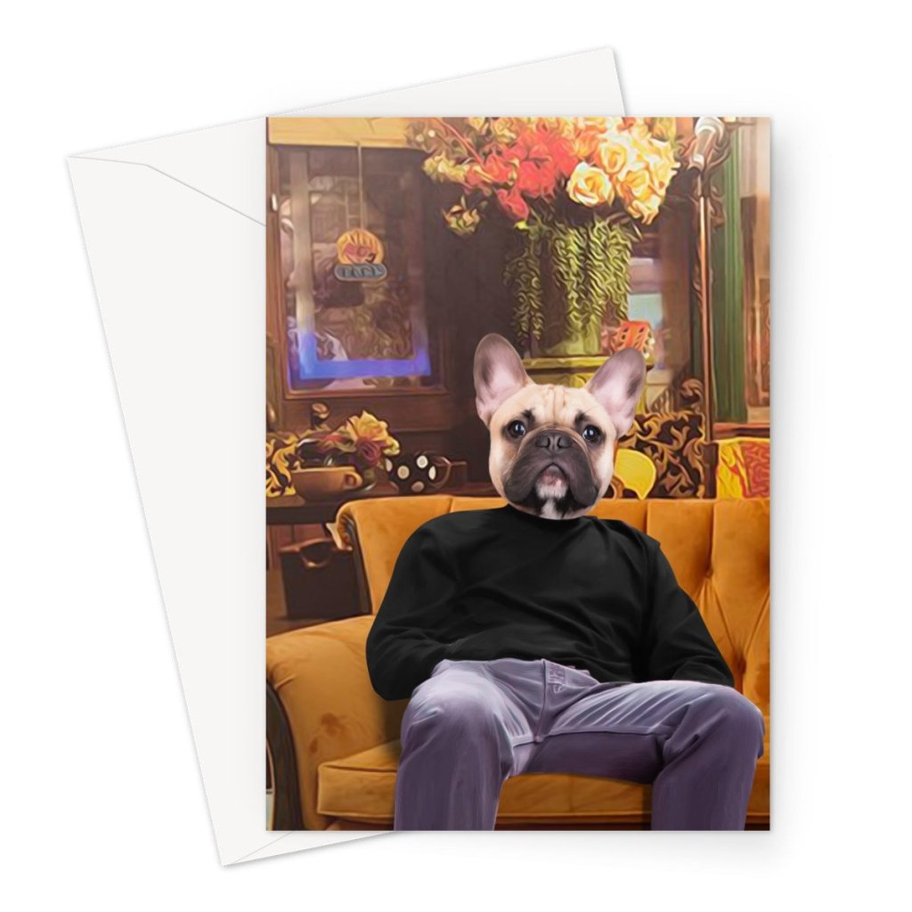 Pet Portraits | The Joey (Friends Inspired): Custom Pet Greeting Card | Paw & Glory