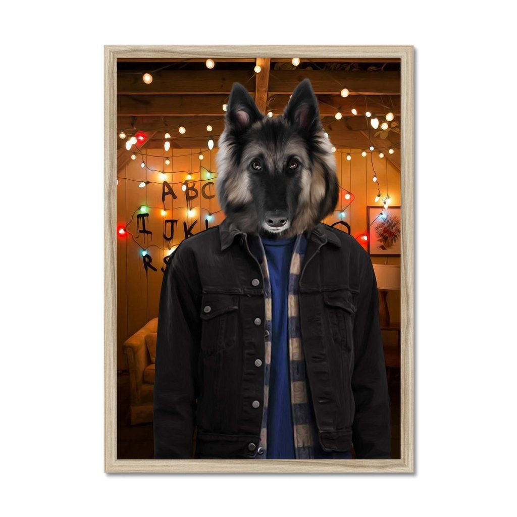 Pet Portraits | The Jonathan (Stranger Things Inspired): Custom Pet Portrait | Paw & Glory