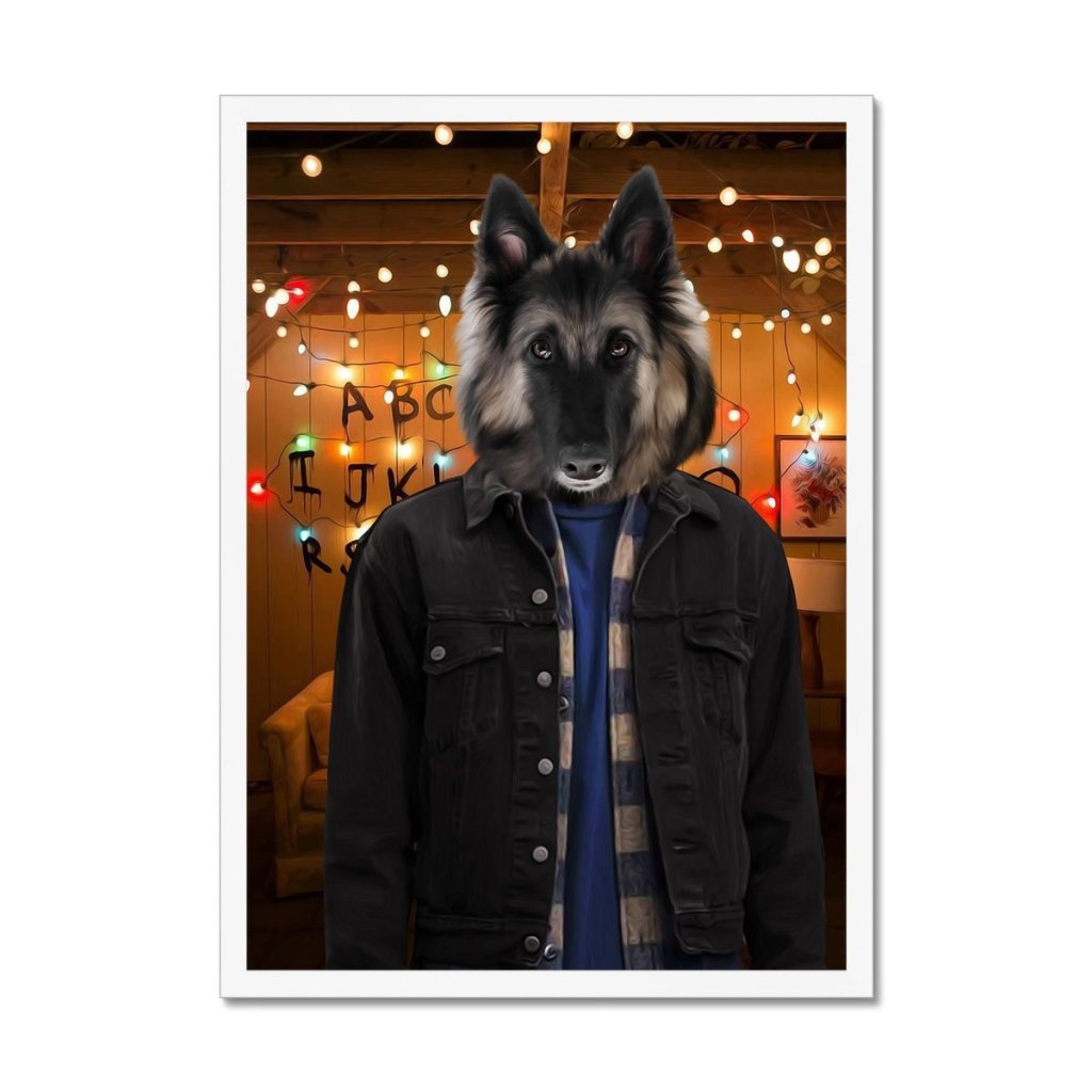 Pet Portraits | The Jonathan (Stranger Things Inspired): Custom Pet Portrait | Paw & Glory