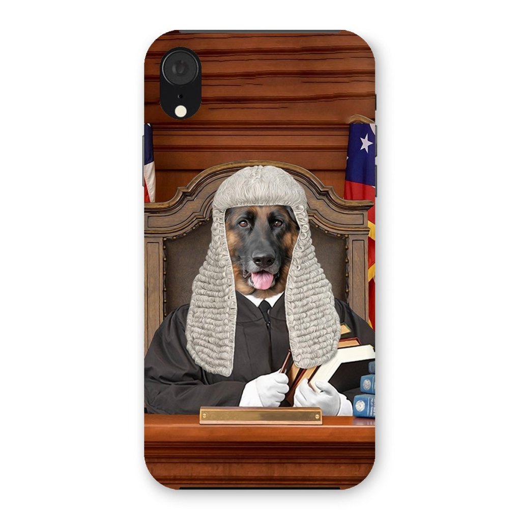 Pet Portraits | The Judge: Custom Pet Phone Case | Paw & Glory