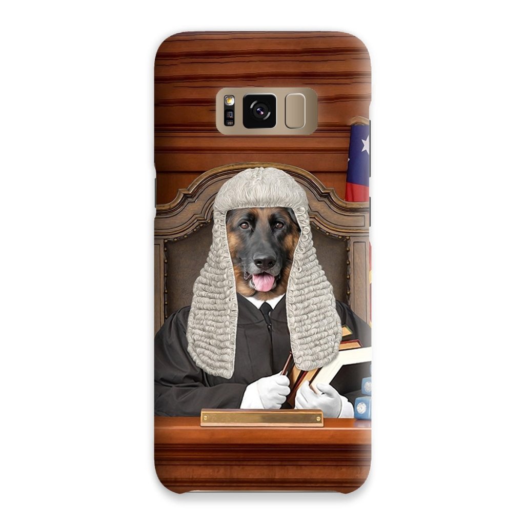 Pet Portraits | The Judge: Custom Pet Phone Case | Paw & Glory
