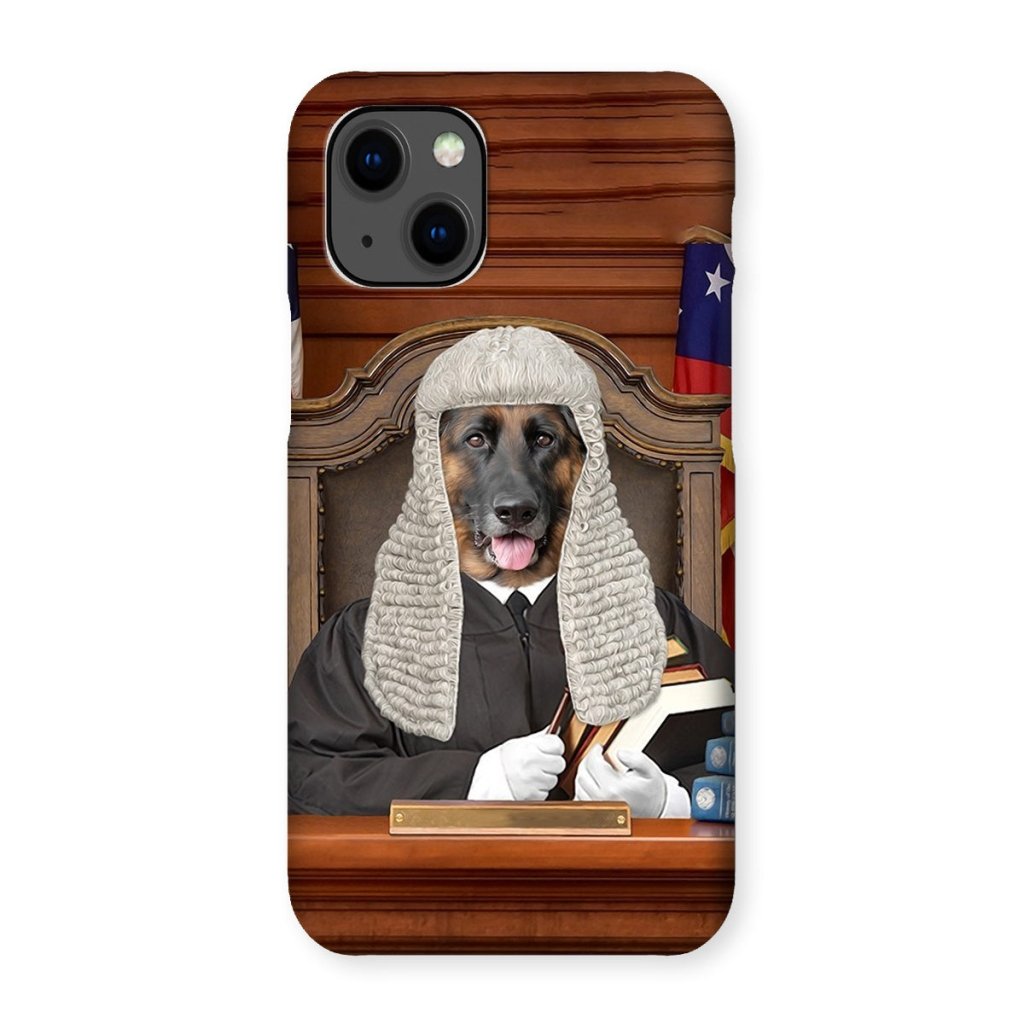 Pet Portraits | The Judge: Custom Pet Phone Case | Paw & Glory