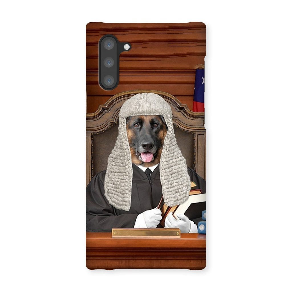 Pet Portraits | The Judge: Custom Pet Phone Case | Paw & Glory