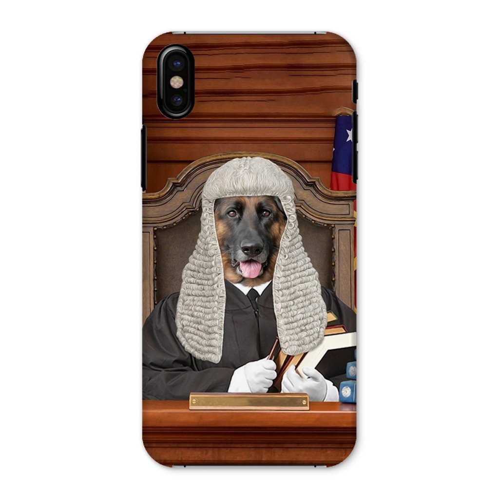 Pet Portraits | The Judge: Custom Pet Phone Case | Paw & Glory