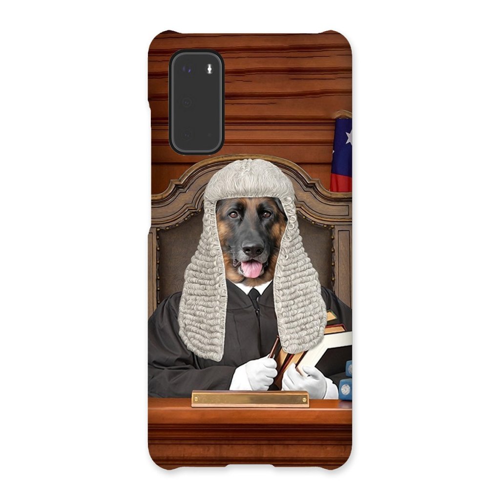 Pet Portraits | The Judge: Custom Pet Phone Case | Paw & Glory