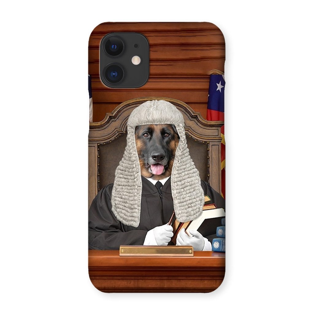 Pet Portraits | The Judge: Custom Pet Phone Case | Paw & Glory