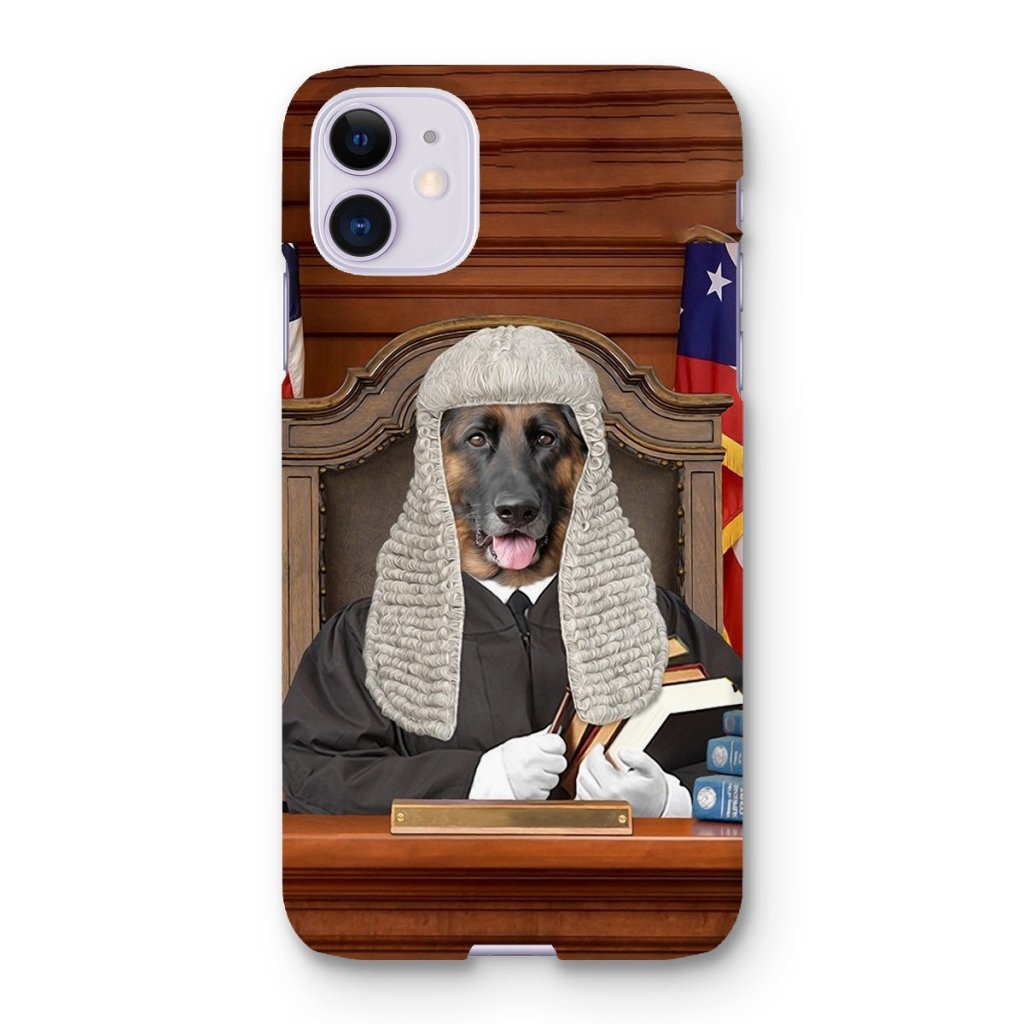 Pet Portraits | The Judge: Custom Pet Phone Case | Paw & Glory