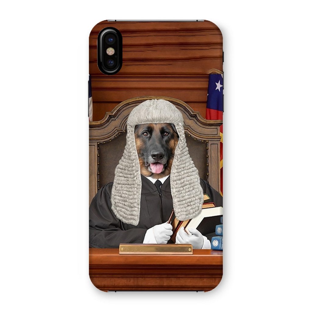 Pet Portraits | The Judge: Custom Pet Phone Case | Paw & Glory