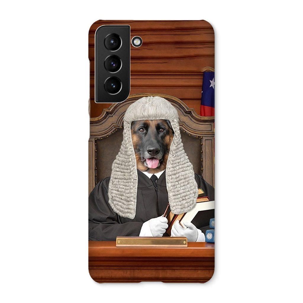 Pet Portraits | The Judge: Custom Pet Phone Case | Paw & Glory