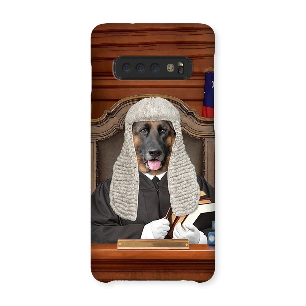 Pet Portraits | The Judge: Custom Pet Phone Case | Paw & Glory