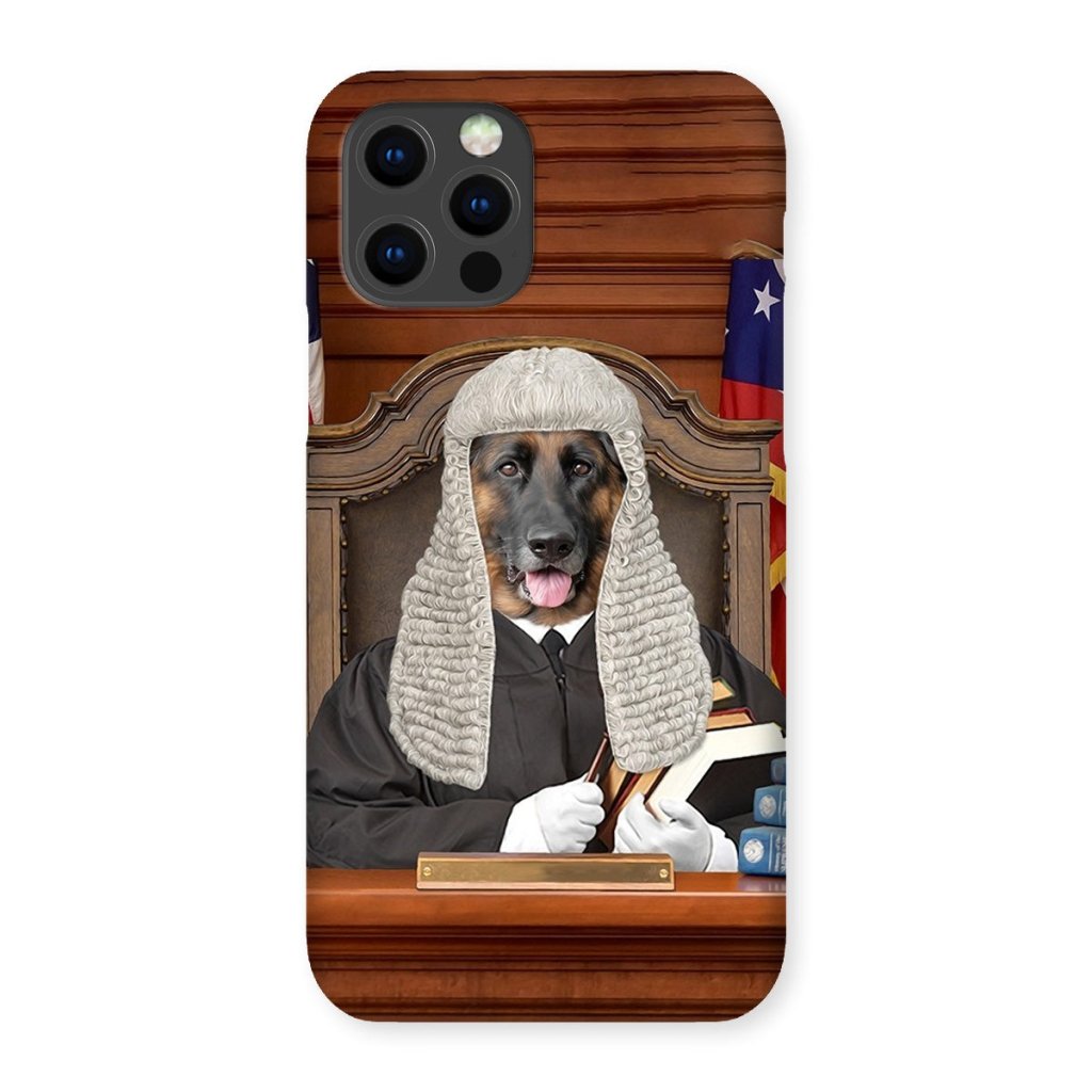 Pet Portraits | The Judge: Custom Pet Phone Case | Paw & Glory