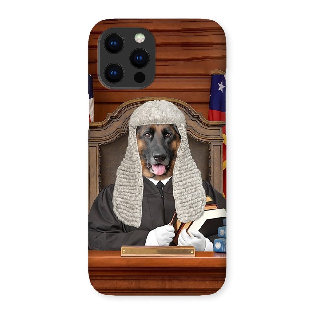 Pet Portraits | The Judge: Custom Pet Phone Case | Paw & Glory