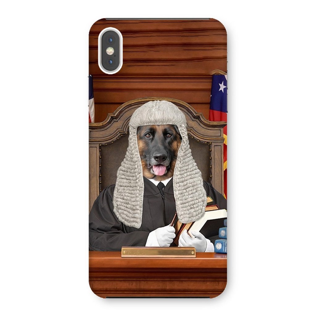 Pet Portraits | The Judge: Custom Pet Phone Case | Paw & Glory
