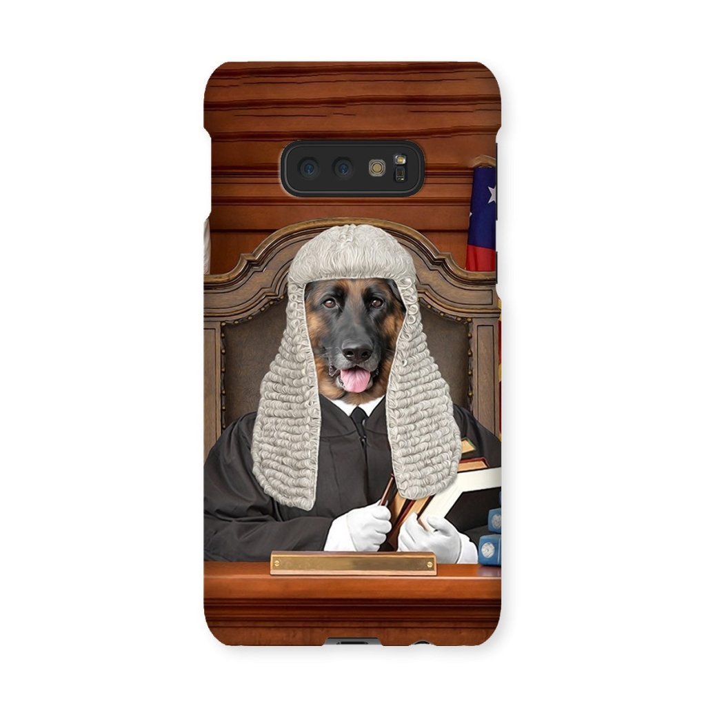 Pet Portraits | The Judge: Custom Pet Phone Case | Paw & Glory