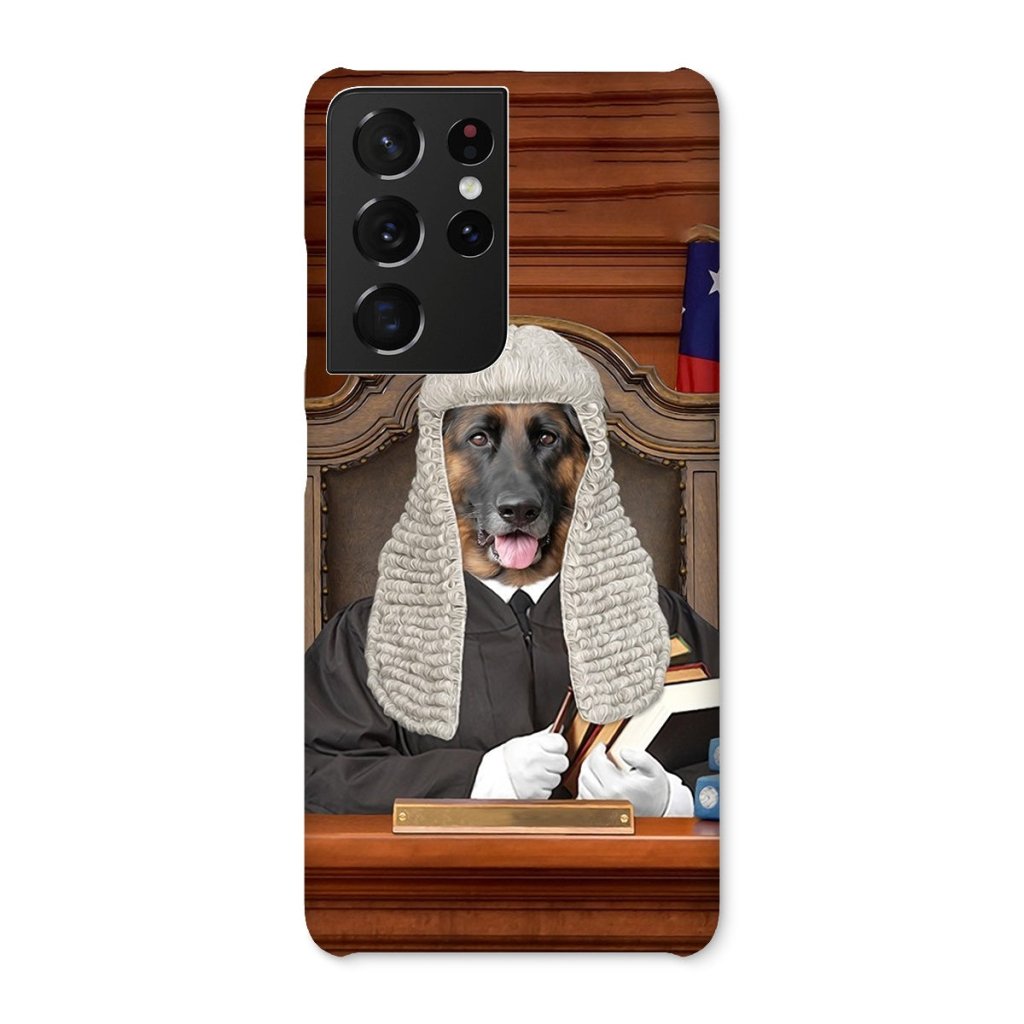 Pet Portraits | The Judge: Custom Pet Phone Case | Paw & Glory