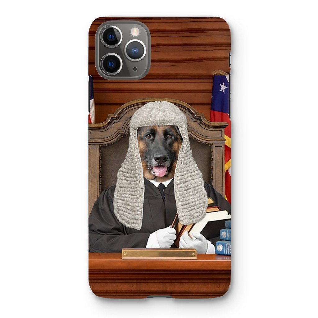 Pet Portraits | The Judge: Custom Pet Phone Case | Paw & Glory
