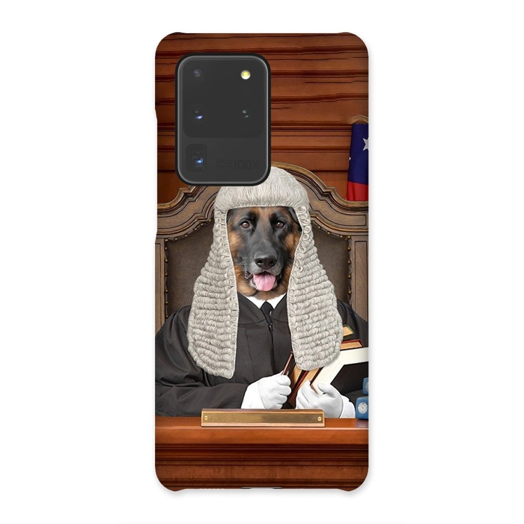 Pet Portraits | The Judge: Custom Pet Phone Case | Paw & Glory