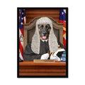 The Judge: Custom Pet Portrait