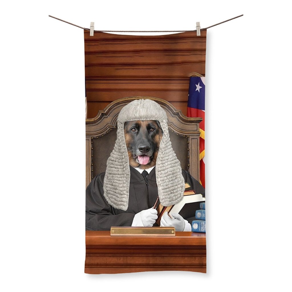 Pet Portraits | The Judge: Custom Pet Towel | Paw & Glory