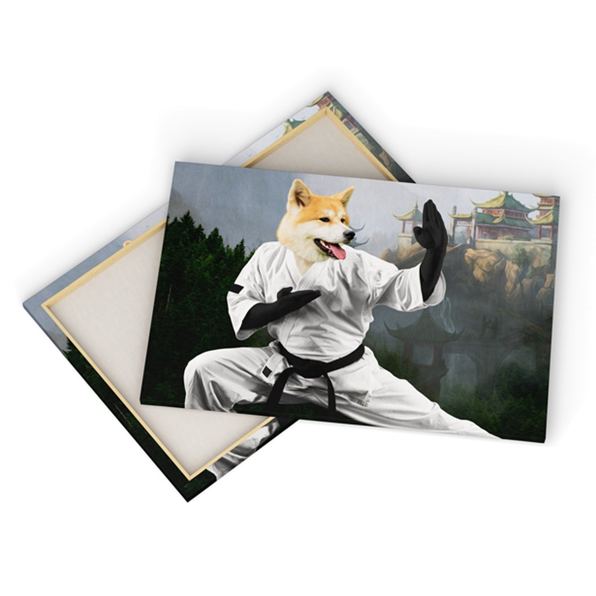 Pet Portraits | The Karate Master: Custom Pet Canvas | Paw & Glory