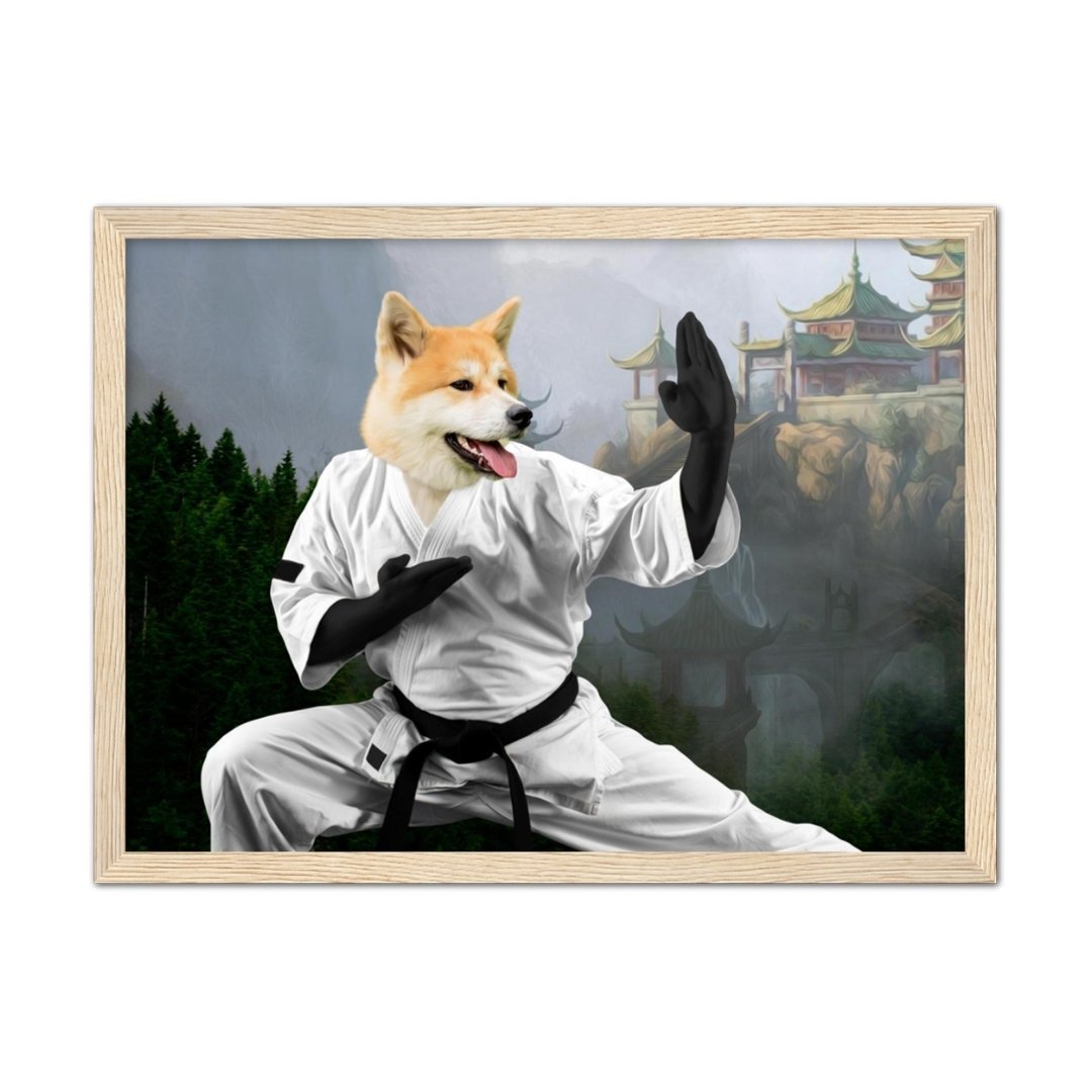 Pet Portraits | The Karate Master: Custom Pet Portrait | Paw & Glory