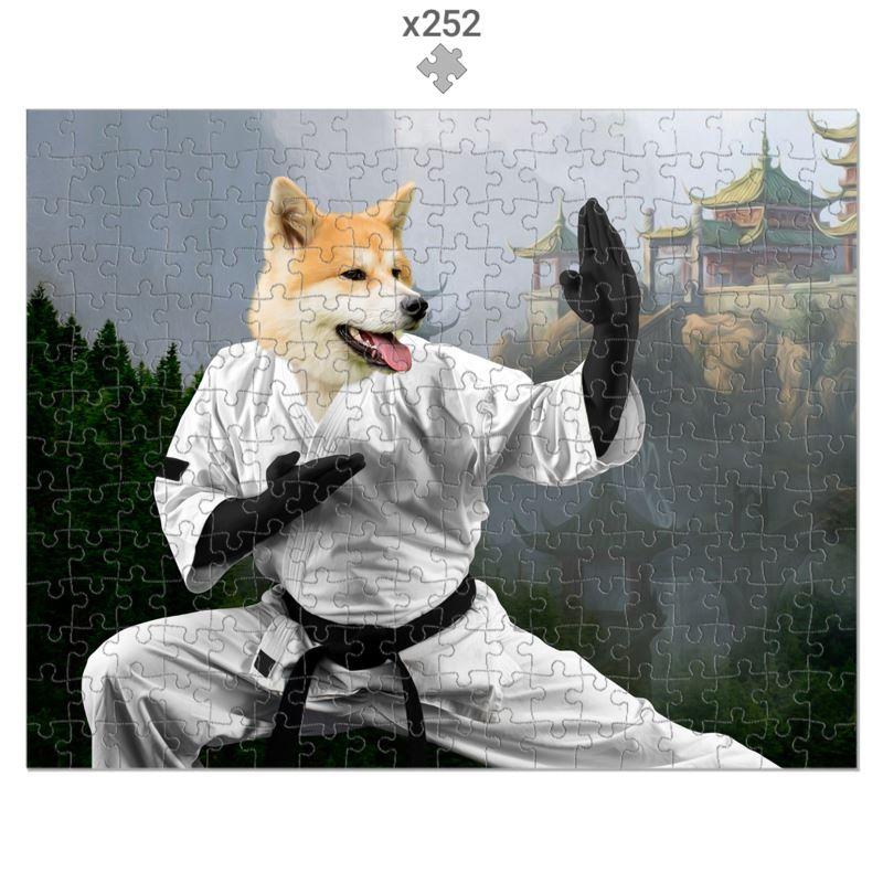Pet Portraits | The Karate Master: Custom Pet Puzzle | Paw & Glory
