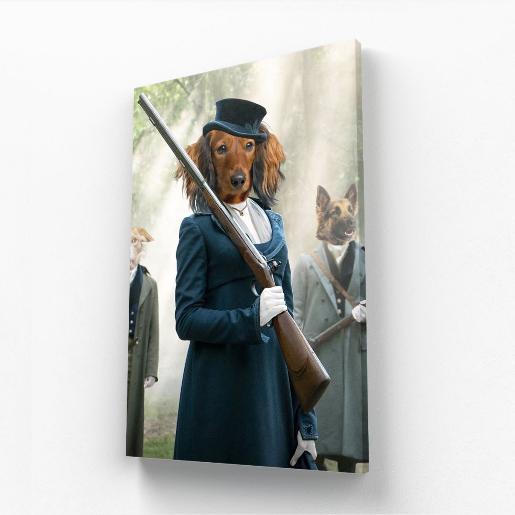 Pet Portraits | The Kate (Bridgerton Inspired): Custom Pet Canvas | Paw & Glory