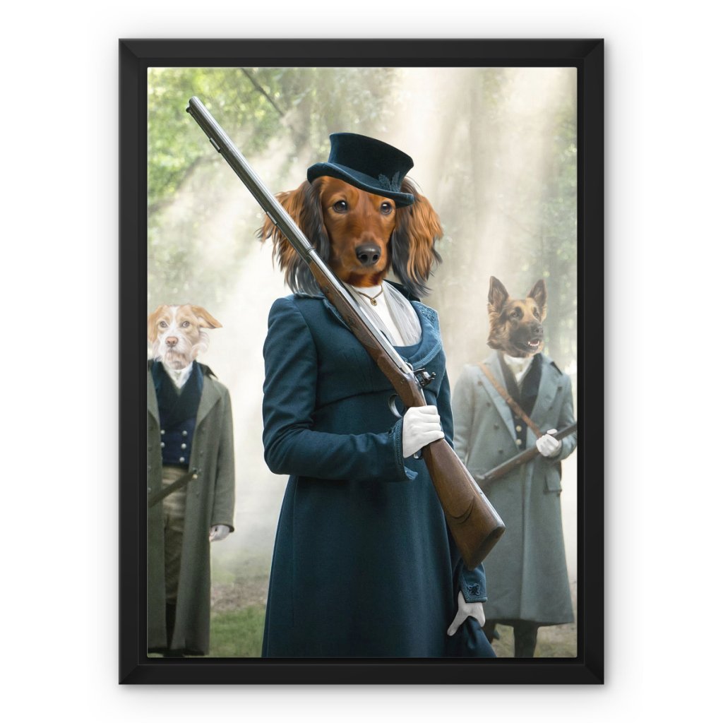 Pet Portraits | The Kate (Bridgerton Inspired): Custom Pet Canvas | Paw & Glory