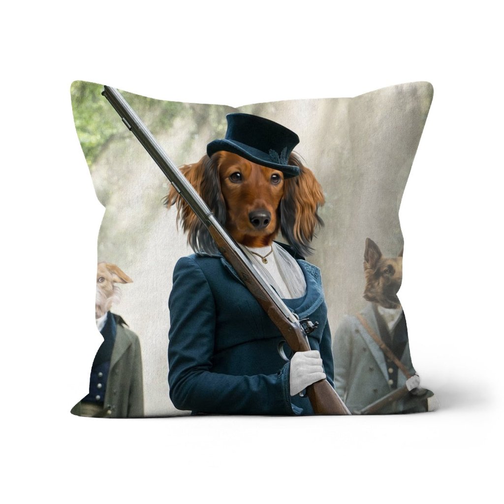 Pet Portraits | The Kate (Bridgerton Inspired): Custom Pet Pillow | Paw & Glory