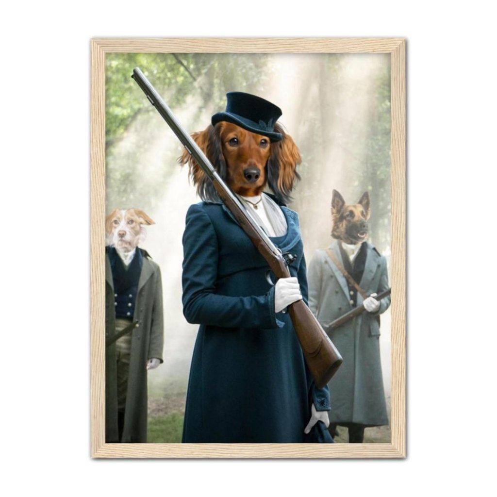 Regency Lady Custom Pet Portrait | Paw & Glory