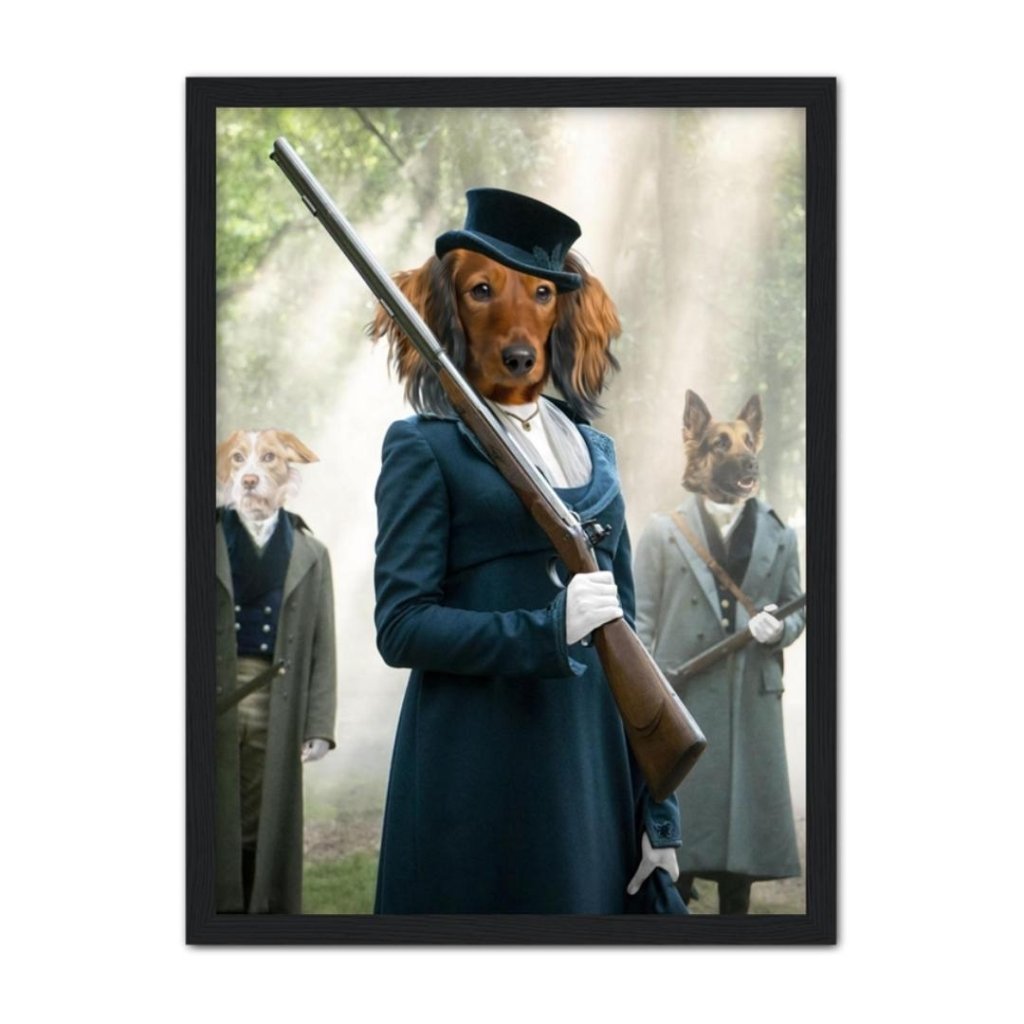Regency Lady Custom Pet Portrait | Paw & Glory