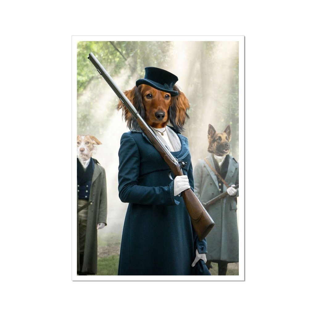 Pet Portraits | Regency Lady: Custom Pet Poster | Paw & Glory