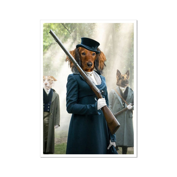 Regency Lady: Custom Pet Poster | royal pet portrait | Paw & Glory