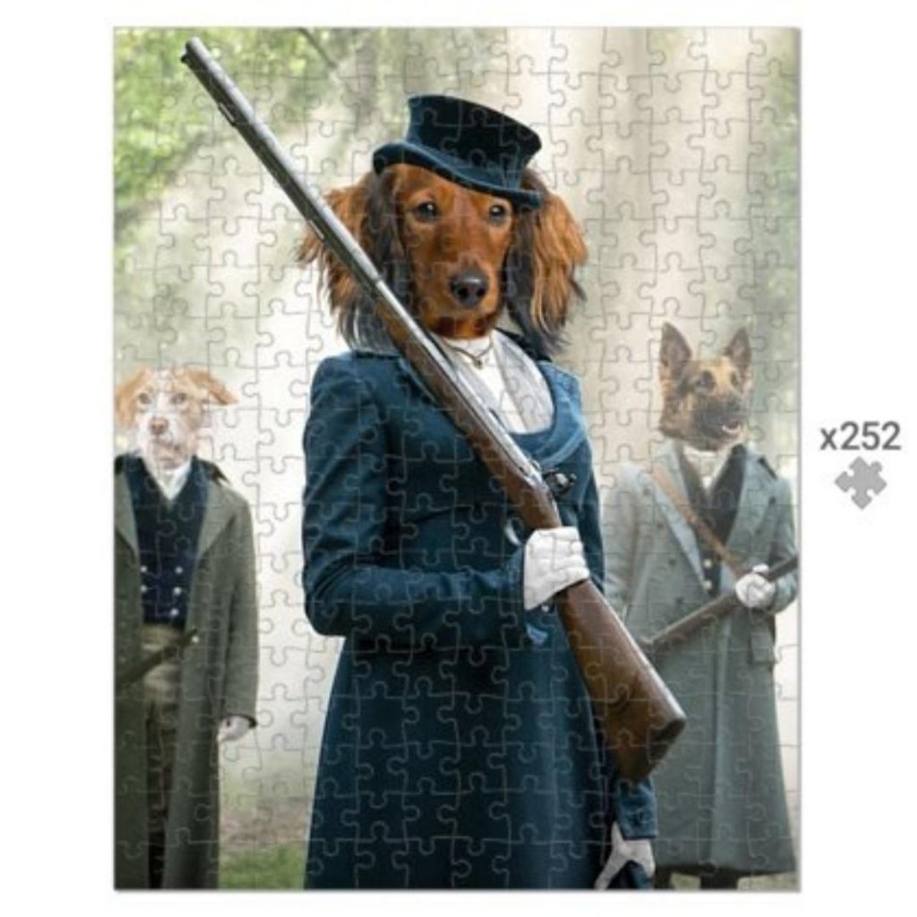 Regency Lady Custom Pet Puzzle | Pet Lover Gift | Paw & Glory