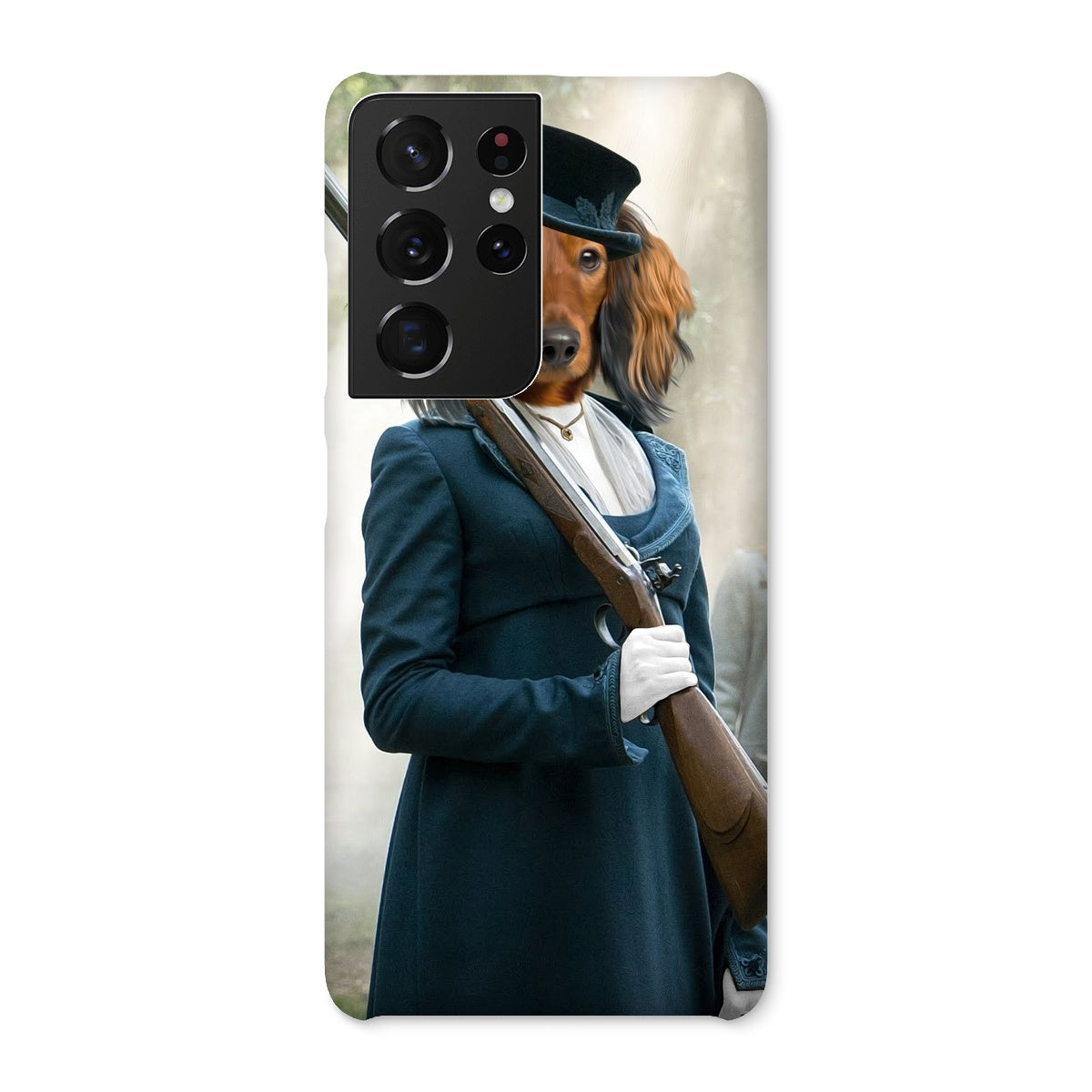 Regency Lady Custom Pet Snap Phone Case | Custom Pet Artwork | Paw & Glory