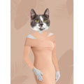 Coastal Glamour Star: Custom Digital Pet Portrait