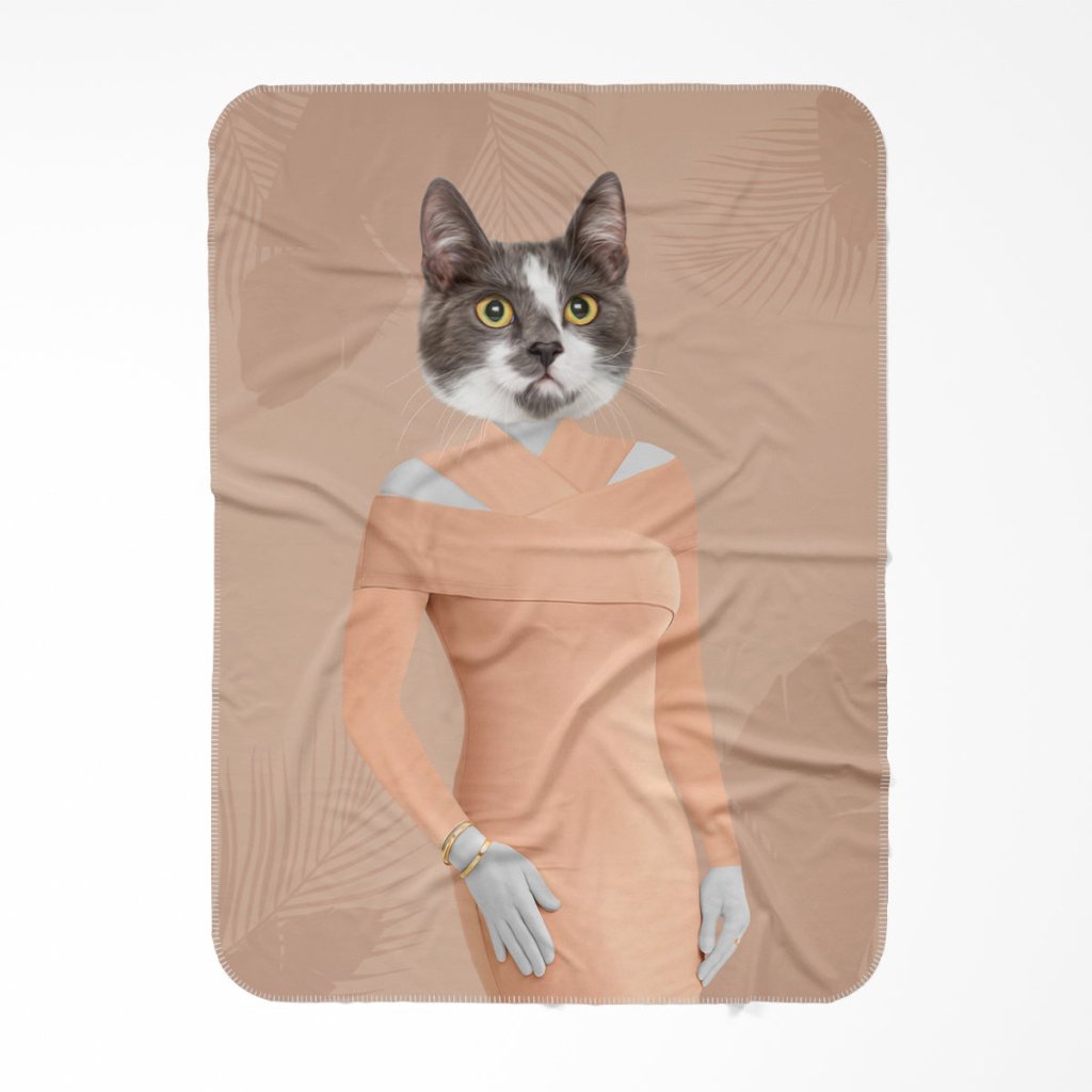 Pet Portraits | The Kelly (Real Housewives of Orange County): Custom Pet Blanket | Paw & Glory