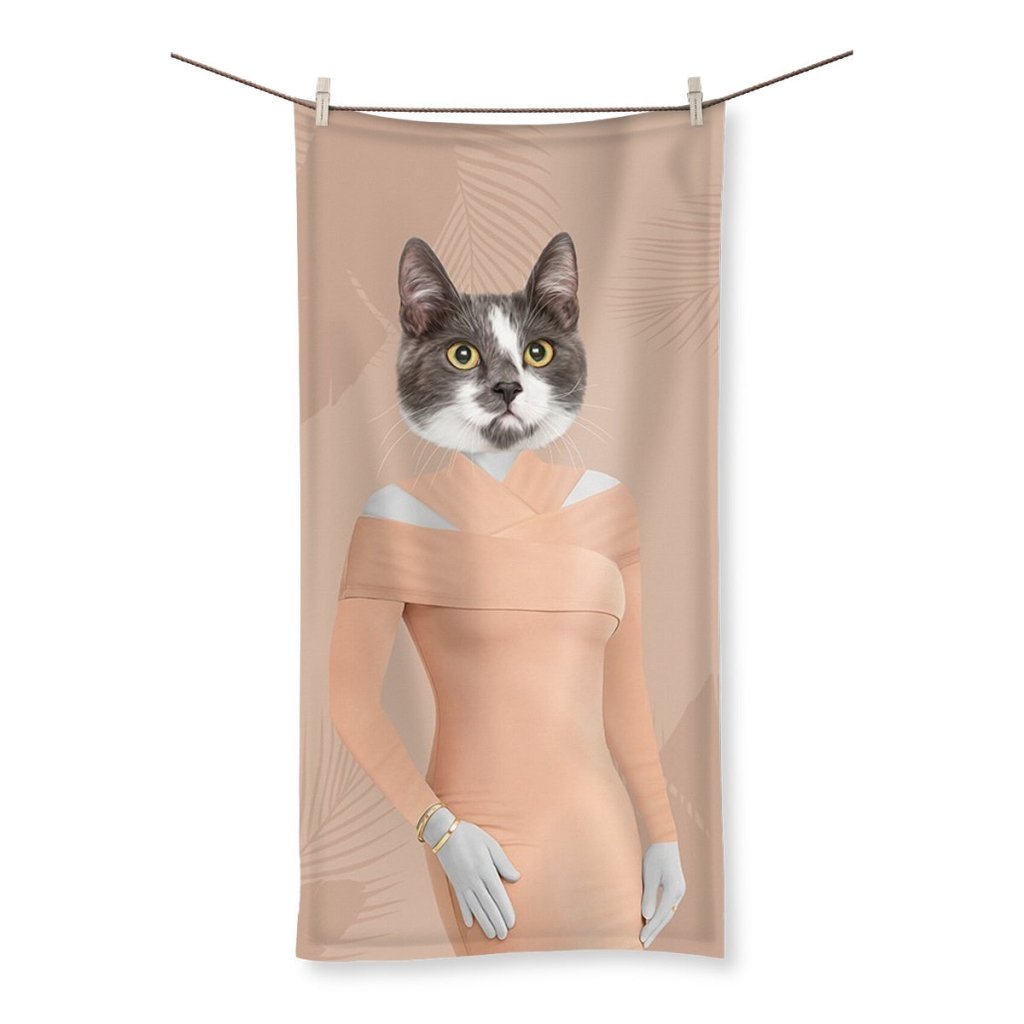 The Kelly (Real Housewives of Orange County): Custom Pet Towel - Paw & Glory - Dog Portraits - Pet Portraits